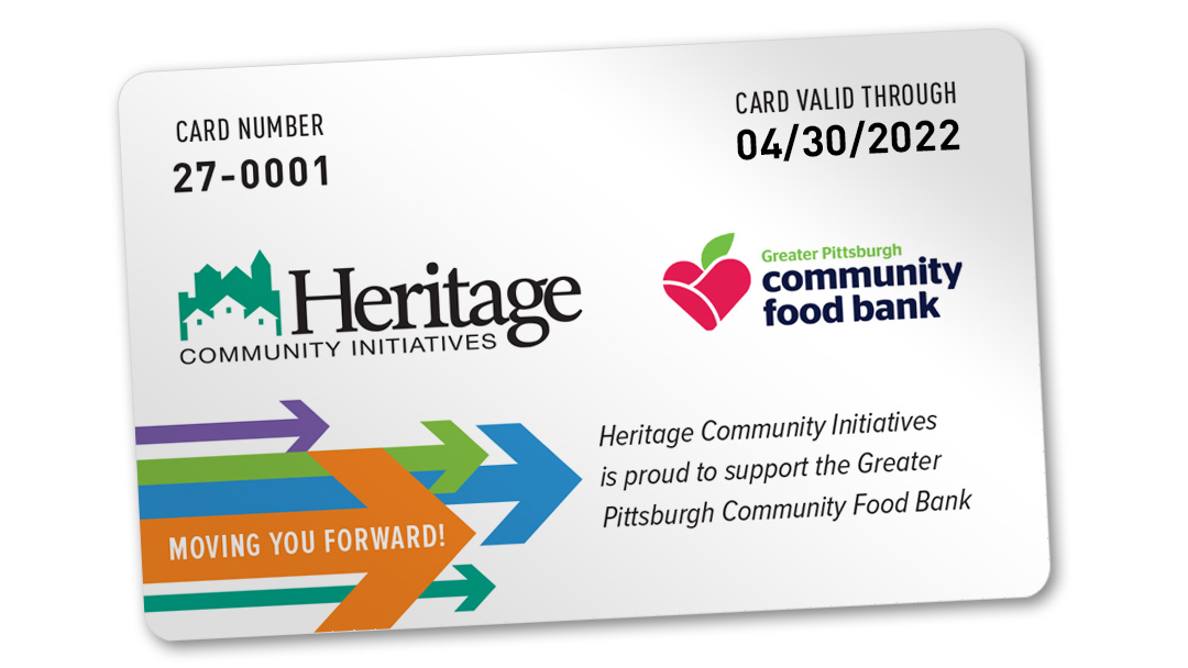 Heritage Community Initiatives Provides Greater Pittsburgh Community Food Bank with Free Transportation Cards to be Offered to Hundreds of East Allegheny County Families