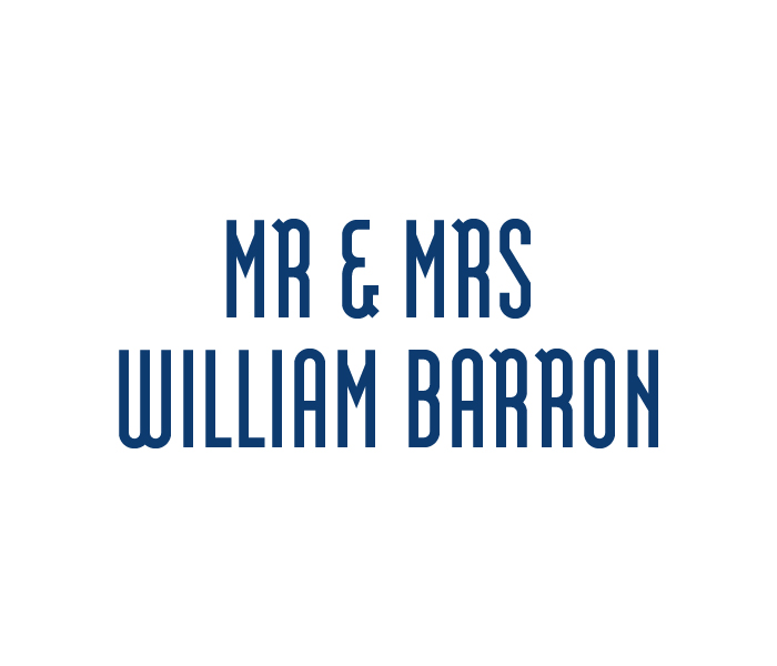 Mr & Mrs William Barron